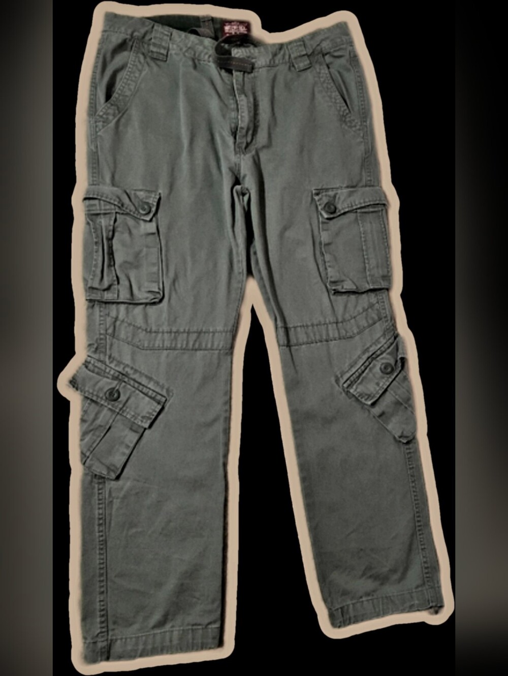 Matchstick Cargo Hunter Green Jeans Pants Streetwear Style‎